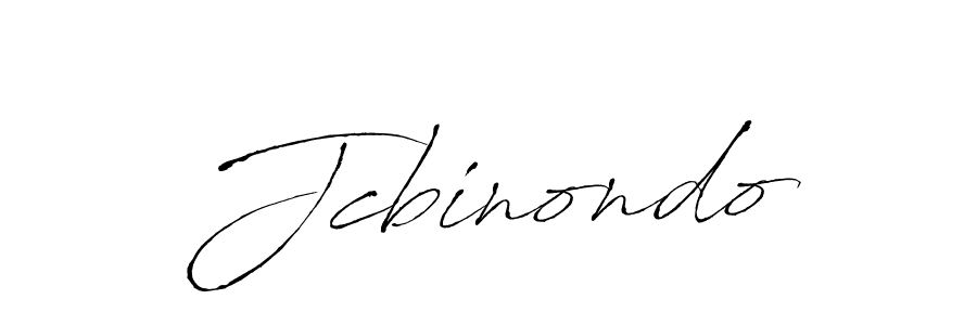 Design your own signature with our free online signature maker. With this signature software, you can create a handwritten (Antro_Vectra) signature for name Jcbinondo. Jcbinondo signature style 6 images and pictures png