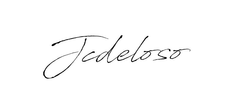 Design your own signature with our free online signature maker. With this signature software, you can create a handwritten (Antro_Vectra) signature for name Jcdeloso. Jcdeloso signature style 6 images and pictures png