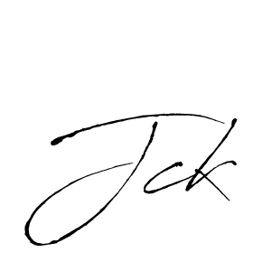 Use a signature maker to create a handwritten signature online. With this signature software, you can design (Antro_Vectra) your own signature for name Jck. Jck signature style 6 images and pictures png