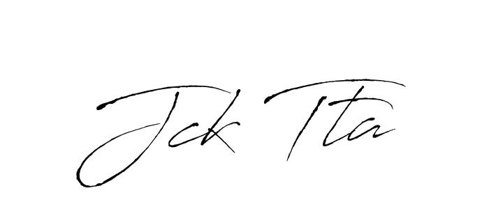 The best way (Antro_Vectra) to make a short signature is to pick only two or three words in your name. The name Jck Tta include a total of six letters. For converting this name. Jck Tta signature style 6 images and pictures png