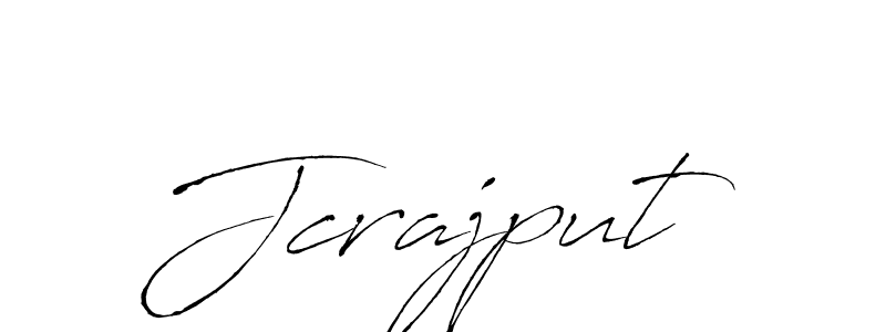 How to Draw Jcrajput signature style? Antro_Vectra is a latest design signature styles for name Jcrajput. Jcrajput signature style 6 images and pictures png