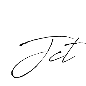 How to make Jct signature? Antro_Vectra is a professional autograph style. Create handwritten signature for Jct name. Jct signature style 6 images and pictures png