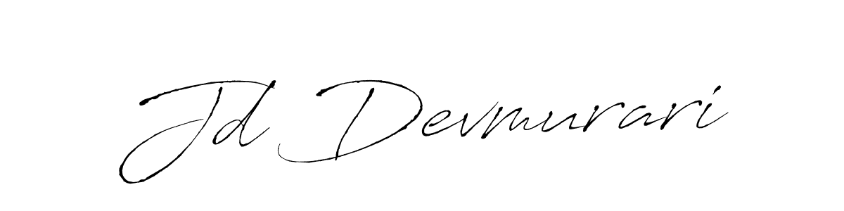 Antro_Vectra is a professional signature style that is perfect for those who want to add a touch of class to their signature. It is also a great choice for those who want to make their signature more unique. Get Jd Devmurari name to fancy signature for free. Jd Devmurari signature style 6 images and pictures png