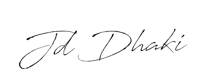 Also we have Jd Dhaki name is the best signature style. Create professional handwritten signature collection using Antro_Vectra autograph style. Jd Dhaki signature style 6 images and pictures png