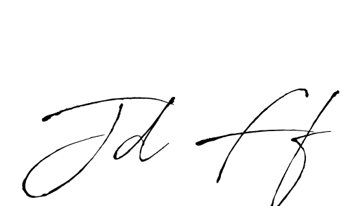 Also You can easily find your signature by using the search form. We will create Jd Ff name handwritten signature images for you free of cost using Antro_Vectra sign style. Jd Ff signature style 6 images and pictures png