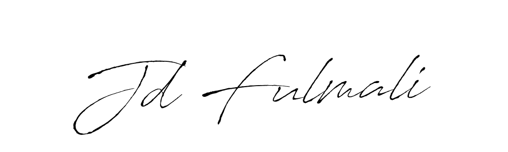 You should practise on your own different ways (Antro_Vectra) to write your name (Jd Fulmali) in signature. don't let someone else do it for you. Jd Fulmali signature style 6 images and pictures png