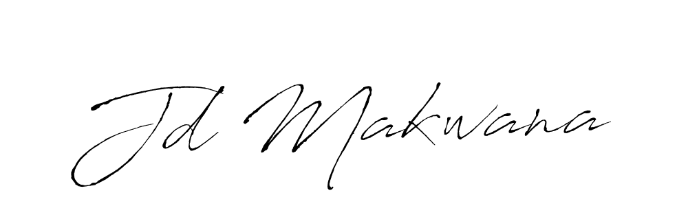 Create a beautiful signature design for name Jd Makwana. With this signature (Antro_Vectra) fonts, you can make a handwritten signature for free. Jd Makwana signature style 6 images and pictures png