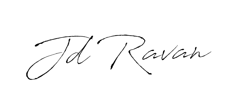 Design your own signature with our free online signature maker. With this signature software, you can create a handwritten (Antro_Vectra) signature for name Jd Ravan. Jd Ravan signature style 6 images and pictures png