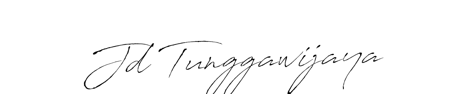 Similarly Antro_Vectra is the best handwritten signature design. Signature creator online .You can use it as an online autograph creator for name Jd Tunggawijaya. Jd Tunggawijaya signature style 6 images and pictures png