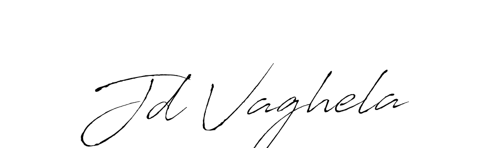 Use a signature maker to create a handwritten signature online. With this signature software, you can design (Antro_Vectra) your own signature for name Jd Vaghela. Jd Vaghela signature style 6 images and pictures png