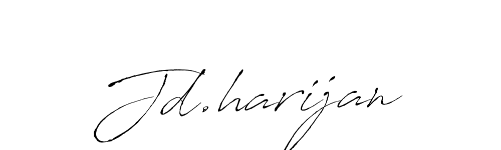 Similarly Antro_Vectra is the best handwritten signature design. Signature creator online .You can use it as an online autograph creator for name Jd.harijan. Jd.harijan signature style 6 images and pictures png