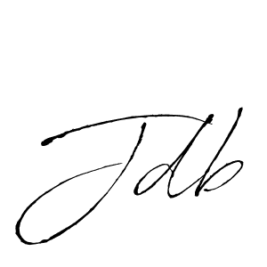 Also we have Jdb name is the best signature style. Create professional handwritten signature collection using Antro_Vectra autograph style. Jdb signature style 6 images and pictures png