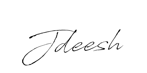 Design your own signature with our free online signature maker. With this signature software, you can create a handwritten (Antro_Vectra) signature for name Jdeesh. Jdeesh signature style 6 images and pictures png