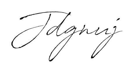 Explore multiple handwriting variations for Jdgnuj including this stunning Antro_Vectra design. Free to use across all platforms. Jdgnuj signature style 6 images and pictures png