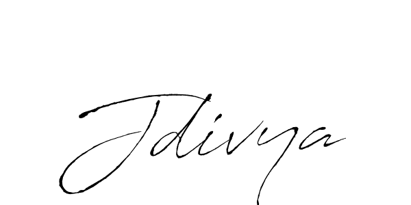 Jdivya stylish signature style. Best Handwritten Sign (Antro_Vectra) for my name. Handwritten Signature Collection Ideas for my name Jdivya. Jdivya signature style 6 images and pictures png