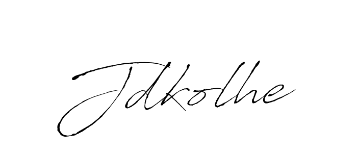 How to make Jdkolhe name signature. Use Antro_Vectra style for creating short signs online. This is the latest handwritten sign. Jdkolhe signature style 6 images and pictures png