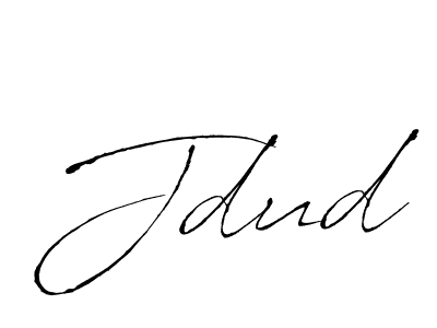 Create a beautiful signature design for name Jdud. With this signature (Antro_Vectra) fonts, you can make a handwritten signature for free. Jdud signature style 6 images and pictures png