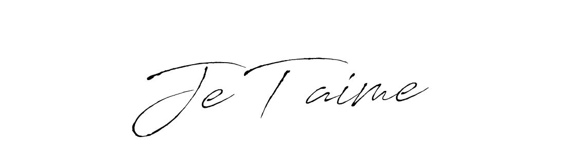 Create a beautiful signature design for name Je T’aime. With this signature (Antro_Vectra) fonts, you can make a handwritten signature for free. Je T’aime signature style 6 images and pictures png