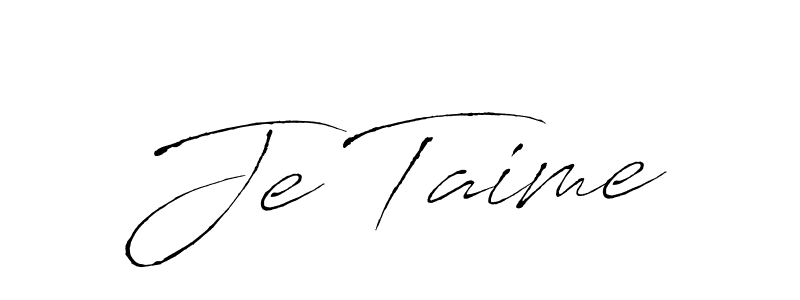 You can use this online signature creator to create a handwritten signature for the name Je Taime. This is the best online autograph maker. Je Taime signature style 6 images and pictures png