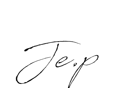 Make a beautiful signature design for name Je.p. Use this online signature maker to create a handwritten signature for free. Je.p signature style 6 images and pictures png