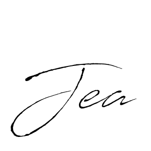 Use a signature maker to create a handwritten signature online. With this signature software, you can design (Antro_Vectra) your own signature for name Jea. Jea signature style 6 images and pictures png