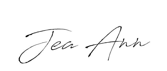 How to make Jea Ann name signature. Use Antro_Vectra style for creating short signs online. This is the latest handwritten sign. Jea Ann signature style 6 images and pictures png