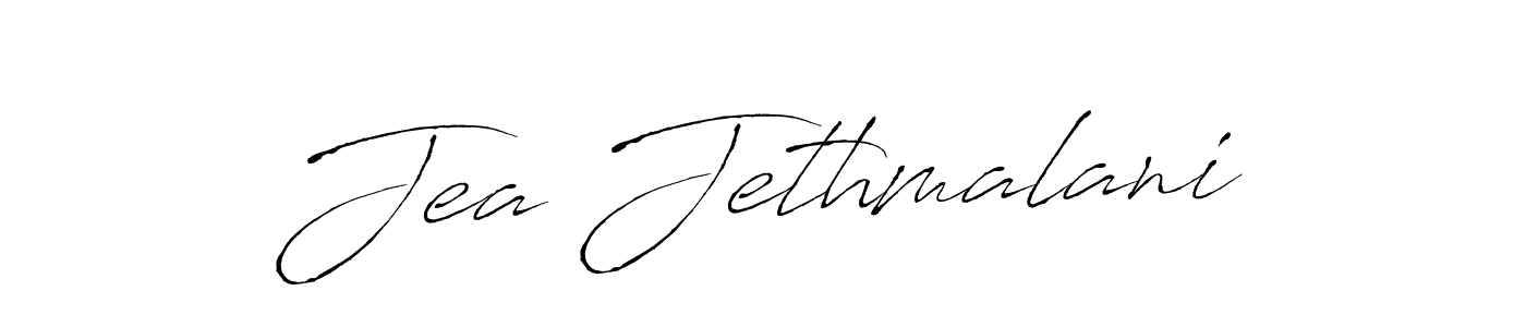 Use a signature maker to create a handwritten signature online. With this signature software, you can design (Antro_Vectra) your own signature for name Jea Jethmalani. Jea Jethmalani signature style 6 images and pictures png