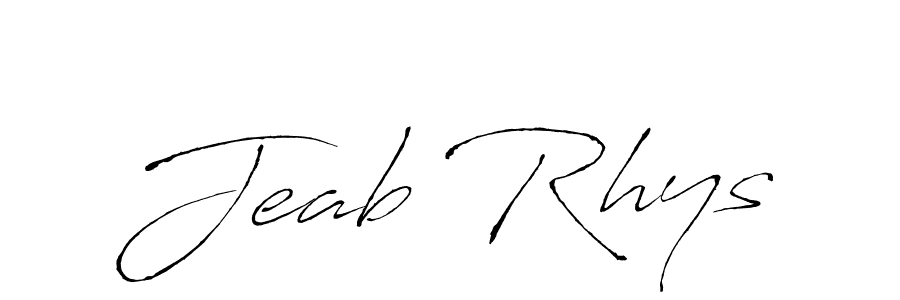 Also we have Jeab Rhys name is the best signature style. Create professional handwritten signature collection using Antro_Vectra autograph style. Jeab Rhys signature style 6 images and pictures png