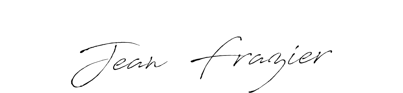 Design your own signature with our free online signature maker. With this signature software, you can create a handwritten (Antro_Vectra) signature for name Jean  Frazier. Jean  Frazier signature style 6 images and pictures png