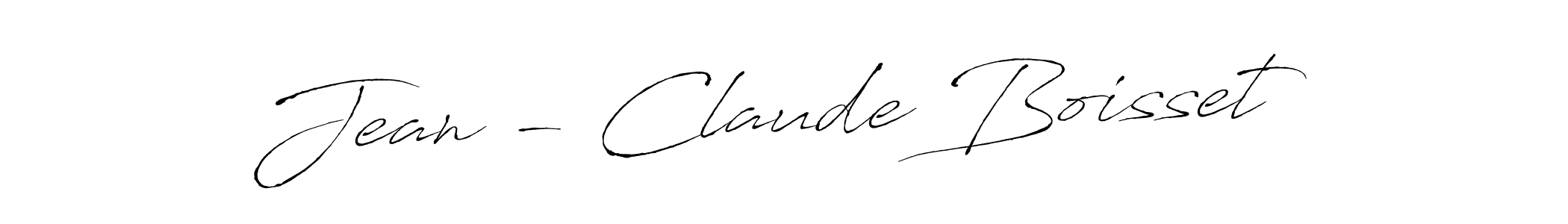 Design your own signature with our free online signature maker. With this signature software, you can create a handwritten (Antro_Vectra) signature for name Jean - Claude Boisset. Jean - Claude Boisset signature style 6 images and pictures png