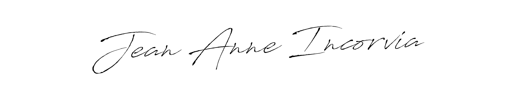Make a beautiful signature design for name Jean Anne Incorvia. With this signature (Antro_Vectra) style, you can create a handwritten signature for free. Jean Anne Incorvia signature style 6 images and pictures png