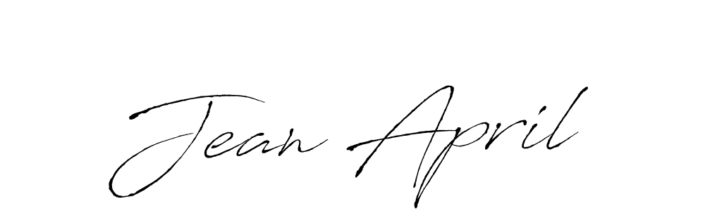 Also we have Jean April name is the best signature style. Create professional handwritten signature collection using Antro_Vectra autograph style. Jean April signature style 6 images and pictures png