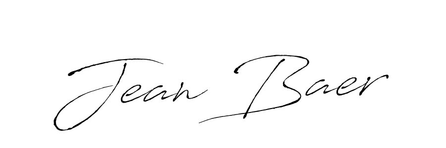 Make a beautiful signature design for name Jean Baer. With this signature (Antro_Vectra) style, you can create a handwritten signature for free. Jean Baer signature style 6 images and pictures png