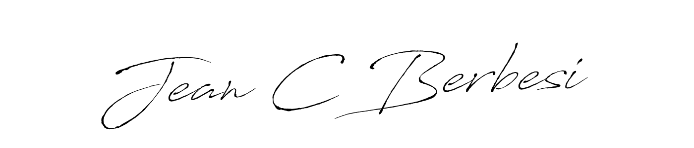 Make a beautiful signature design for name Jean C Berbesi. Use this online signature maker to create a handwritten signature for free. Jean C Berbesi signature style 6 images and pictures png