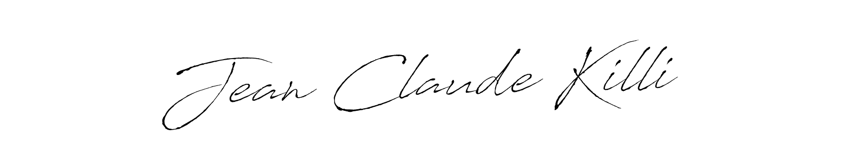 It looks lik you need a new signature style for name Jean Claude Killi. Design unique handwritten (Antro_Vectra) signature with our free signature maker in just a few clicks. Jean Claude Killi signature style 6 images and pictures png