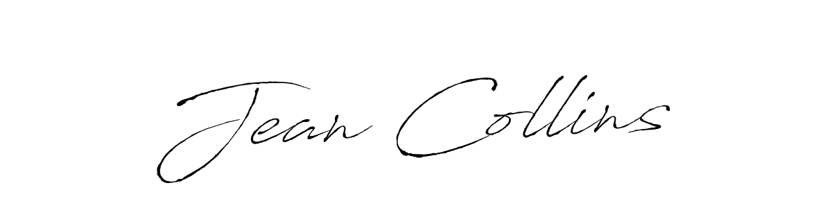 Use a signature maker to create a handwritten signature online. With this signature software, you can design (Antro_Vectra) your own signature for name Jean Collins. Jean Collins signature style 6 images and pictures png