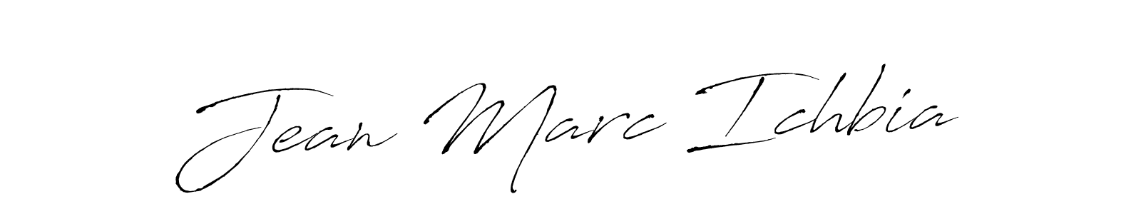 You should practise on your own different ways (Antro_Vectra) to write your name (Jean Marc Ichbia) in signature. don't let someone else do it for you. Jean Marc Ichbia signature style 6 images and pictures png