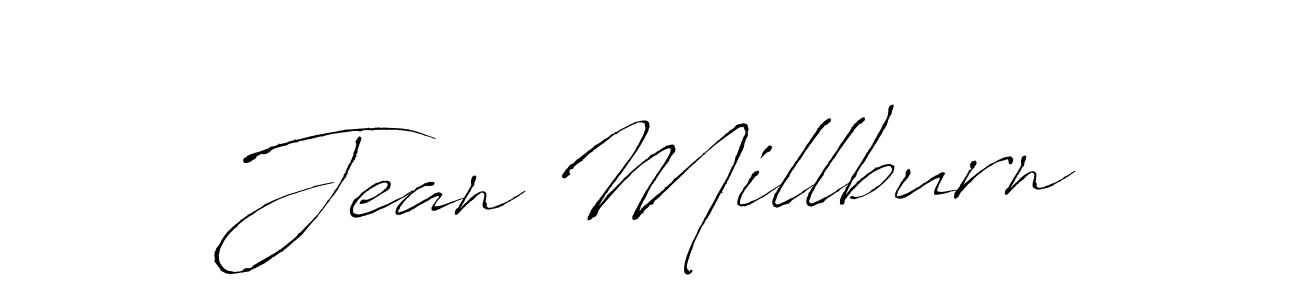 The best way (Antro_Vectra) to make a short signature is to pick only two or three words in your name. The name Jean Millburn include a total of six letters. For converting this name. Jean Millburn signature style 6 images and pictures png