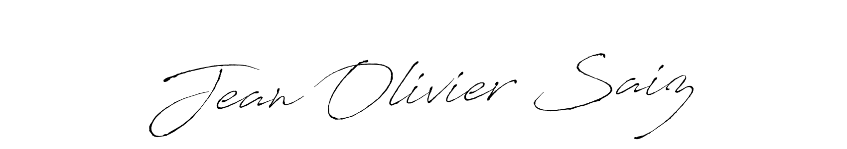 How to make Jean Olivier Saiz signature? Antro_Vectra is a professional autograph style. Create handwritten signature for Jean Olivier Saiz name. Jean Olivier Saiz signature style 6 images and pictures png