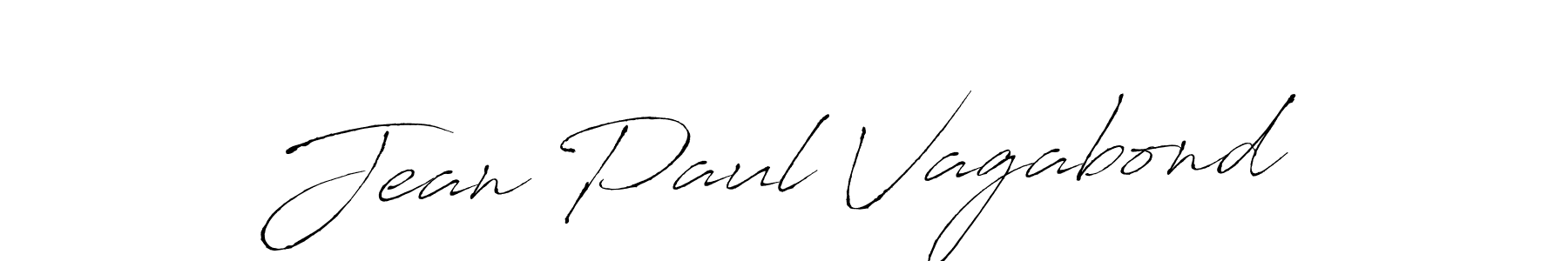 Use a signature maker to create a handwritten signature online. With this signature software, you can design (Antro_Vectra) your own signature for name Jean Paul Vagabond. Jean Paul Vagabond signature style 6 images and pictures png