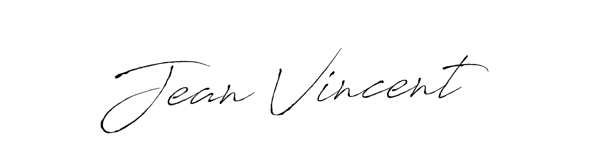 Design your own signature with our free online signature maker. With this signature software, you can create a handwritten (Antro_Vectra) signature for name Jean Vincent. Jean Vincent signature style 6 images and pictures png