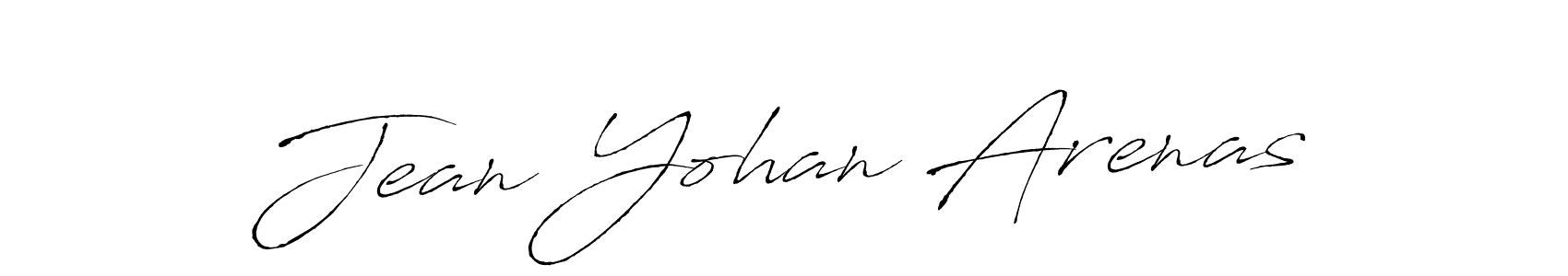 Make a beautiful signature design for name Jean Yohan Arenas. With this signature (Antro_Vectra) style, you can create a handwritten signature for free. Jean Yohan Arenas signature style 6 images and pictures png