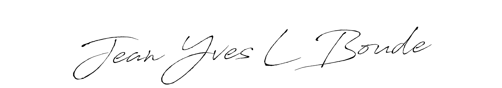 You should practise on your own different ways (Antro_Vectra) to write your name (Jean Yves L Boude) in signature. don't let someone else do it for you. Jean Yves L Boude signature style 6 images and pictures png