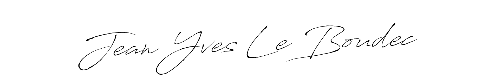 Design your own signature with our free online signature maker. With this signature software, you can create a handwritten (Antro_Vectra) signature for name Jean Yves Le Boudec. Jean Yves Le Boudec signature style 6 images and pictures png