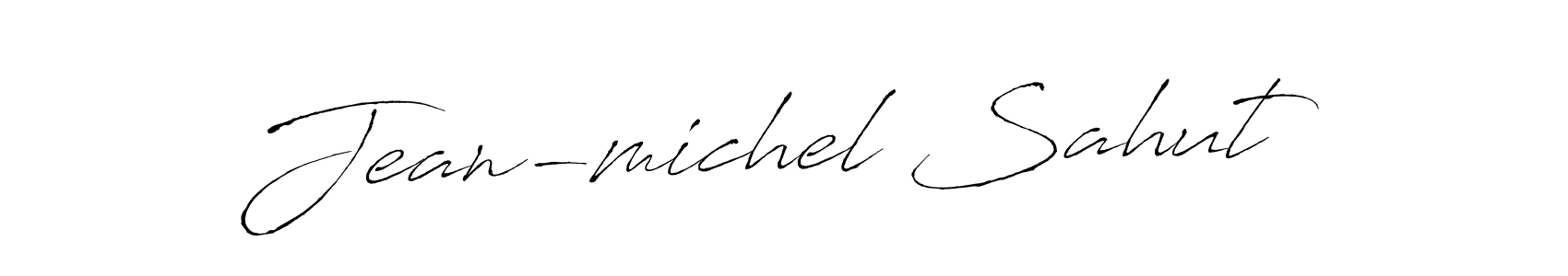 Design your own signature with our free online signature maker. With this signature software, you can create a handwritten (Antro_Vectra) signature for name Jean-michel Sahut. Jean-michel Sahut signature style 6 images and pictures png