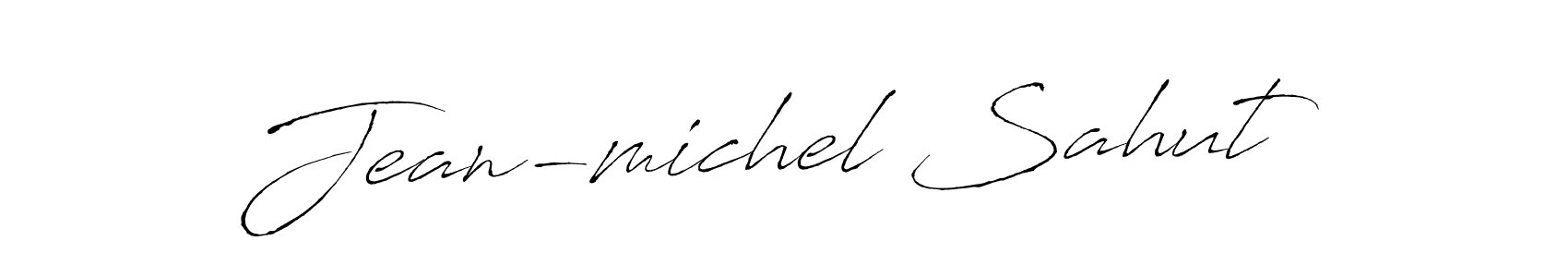 Jean-michel Sahut stylish signature style. Best Handwritten Sign (Antro_Vectra) for my name. Handwritten Signature Collection Ideas for my name Jean-michel Sahut. Jean-michel Sahut signature style 6 images and pictures png