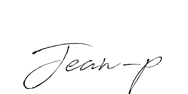 Use a signature maker to create a handwritten signature online. With this signature software, you can design (Antro_Vectra) your own signature for name Jean-p. Jean-p signature style 6 images and pictures png