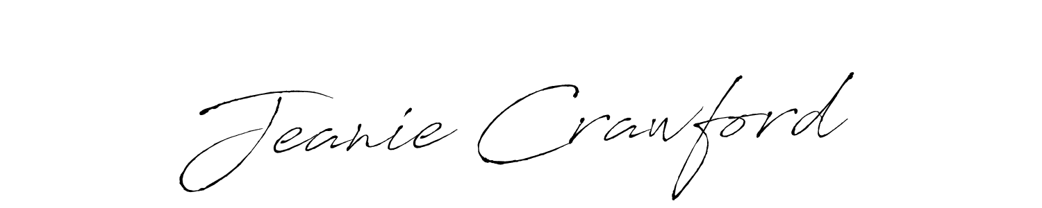 How to make Jeanie Crawford signature? Antro_Vectra is a professional autograph style. Create handwritten signature for Jeanie Crawford name. Jeanie Crawford signature style 6 images and pictures png