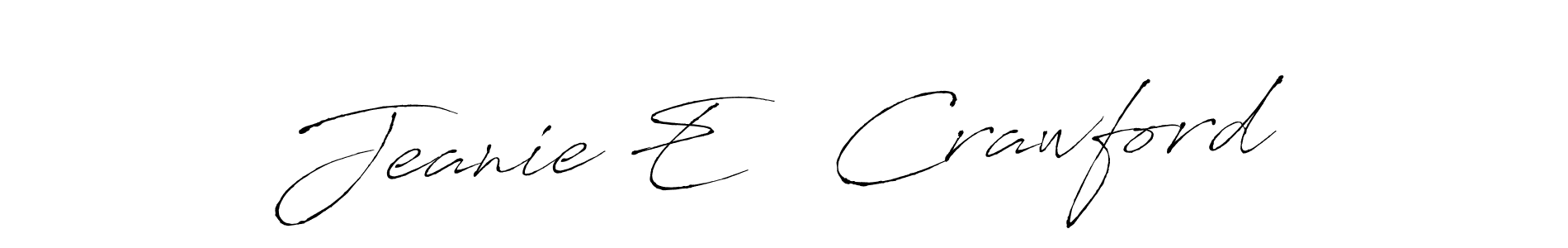Check out images of Autograph of Jeanie E   Crawford name. Actor Jeanie E   Crawford Signature Style. Antro_Vectra is a professional sign style online. Jeanie E   Crawford signature style 6 images and pictures png