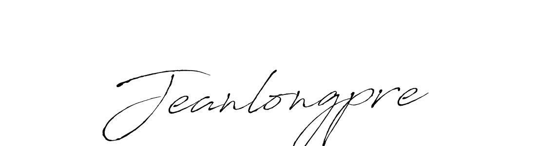 How to Draw Jeanlongpre signature style? Antro_Vectra is a latest design signature styles for name Jeanlongpre. Jeanlongpre signature style 6 images and pictures png